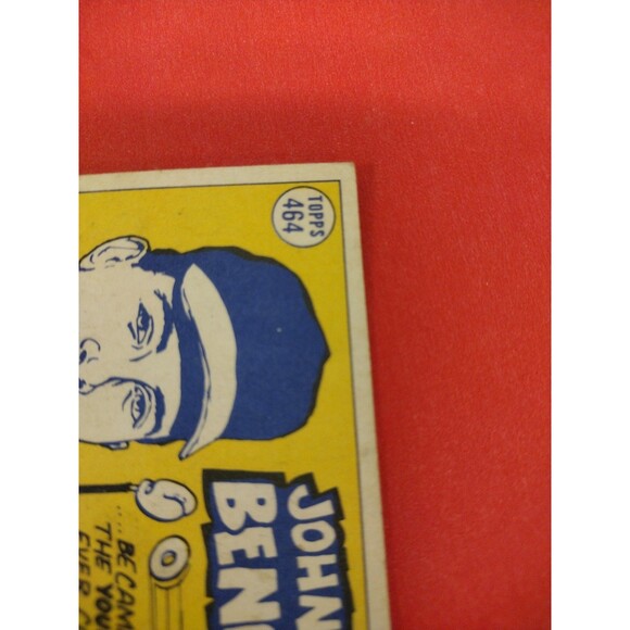 JOHNNY BENCH - 1970 Topps Card # 464 - Sporting News All-Star Cincinnati Reds - Picture 9 of 11